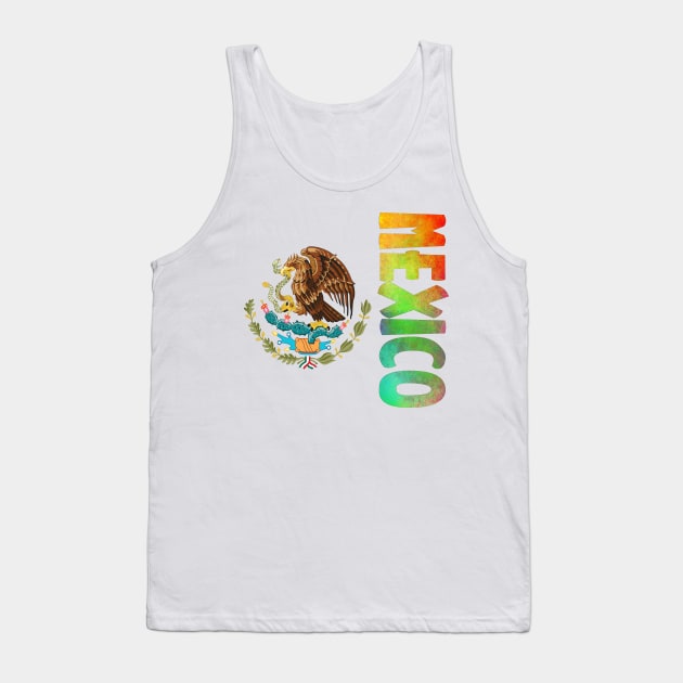 Mexico Coat of Arms Design Tank Top by Naves